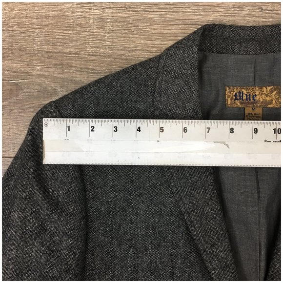 Pronto Uomo Mens Blazer Sport Coat Two Button‎ Casual Jacket Size 40R Tweed Suit - Picture 9 of 13